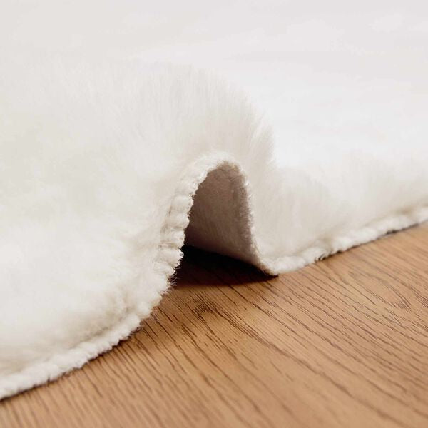 𝕃𝕚𝕧𝕚𝕟 ℂ𝕠𝕞𝕗𝕪™𝕍𝕚𝕕𝕒𝕩𝕃☁˚‘𝕤 Olite Crème Faux Rabbit Anti|Slip Rug