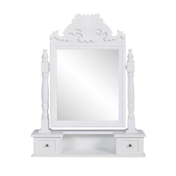 𝕃𝕚𝕧𝕚𝕟 ℂ𝕠𝕞𝕗𝕪™𝕍𝕚𝕕𝕒𝕩𝕃☁˚‘𝕤 Vanity Make|Up Mirror Table Top; With Rectangular Swing mirror