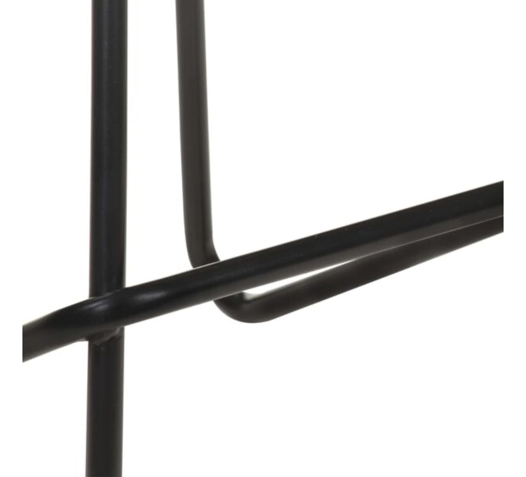 Genuine Leather Brown|Black Bar Stool