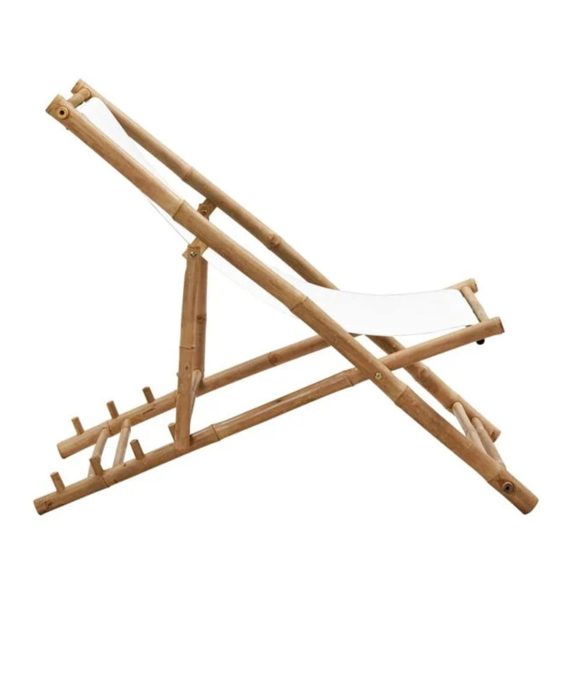 Deck|Patio Chair Bamboo& Canvas