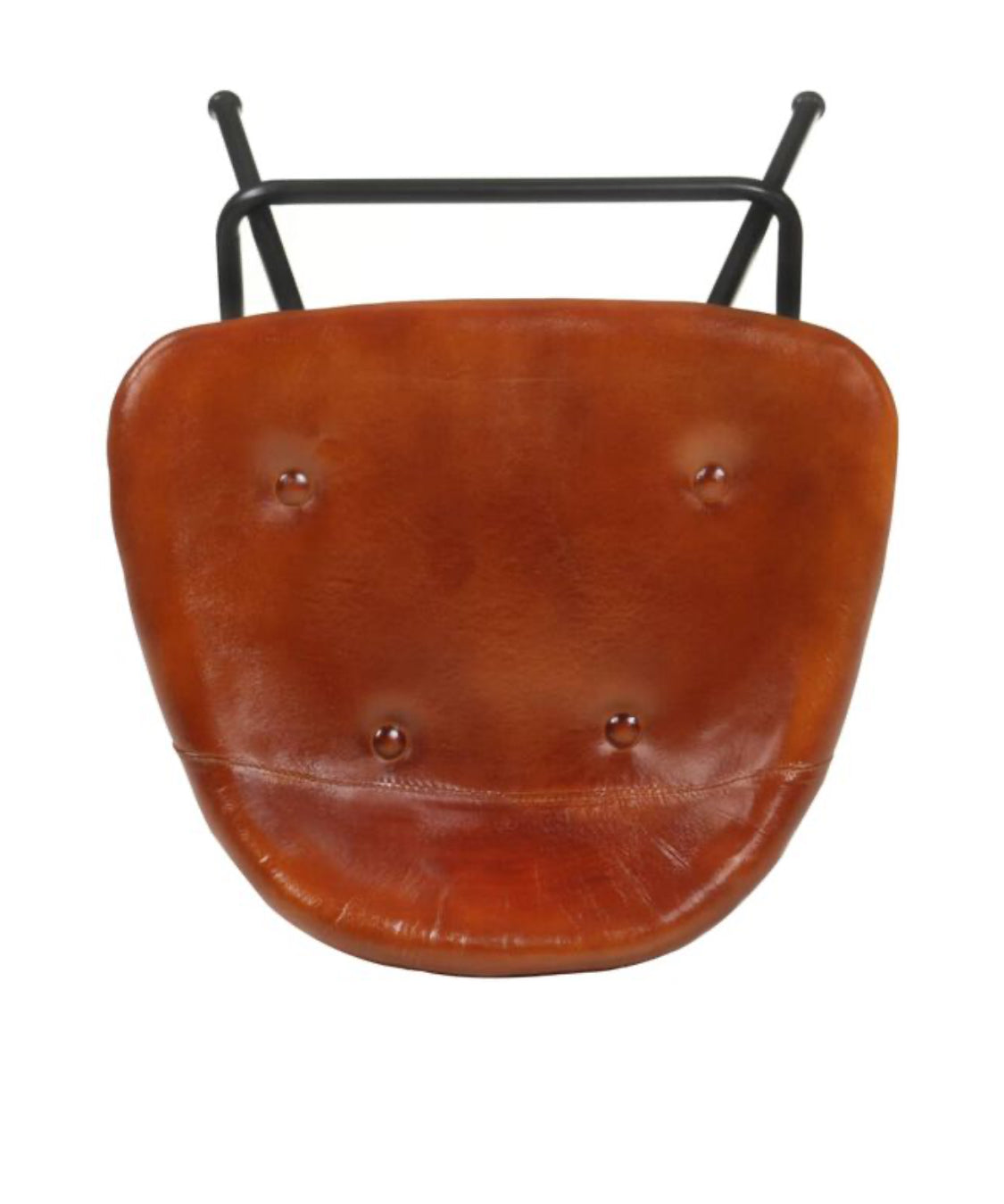 Genuine Leather Brown|Black Bar Stool