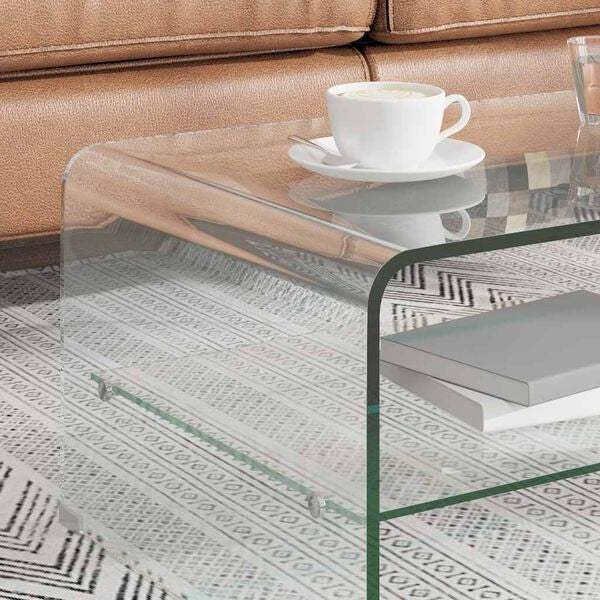 𝕃𝕚𝕧𝕚𝕟 ℂ𝕠𝕞𝕗𝕪™𝕍𝕚𝕕𝕒𝕩𝕃☁˚‘𝕤 Clear Acrylic, Transparent; Tempered Coffee Storage Glass Table