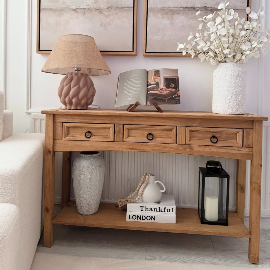 Classic Console Pinewood Table