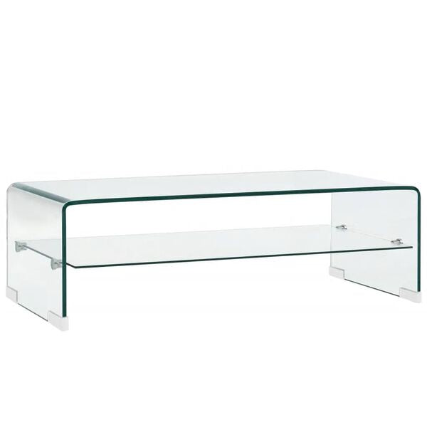 𝕃𝕚𝕧𝕚𝕟 ℂ𝕠𝕞𝕗𝕪™𝕍𝕚𝕕𝕒𝕩𝕃☁˚‘𝕤 Clear Acrylic, Transparent; Tempered Coffee Storage Glass Table