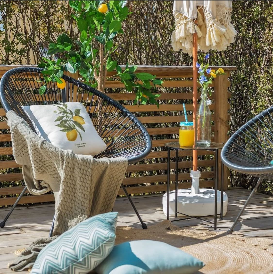 Rattan Acapulco Char