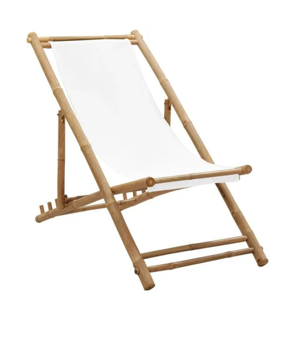 Deck|Patio Chair Bamboo& Canvas