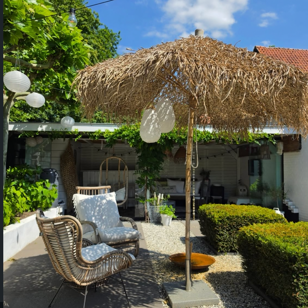 Bamboo/Palm Thatch Canopy